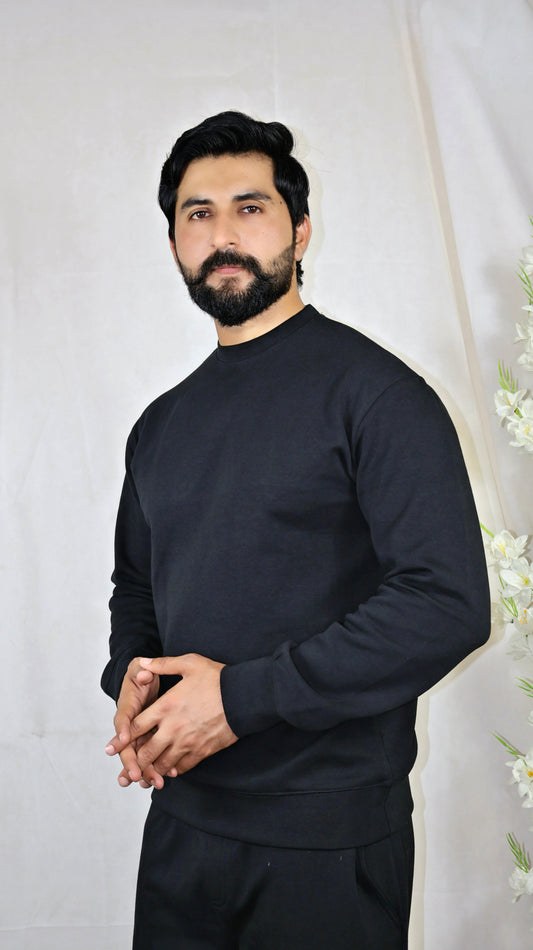 Novira Black Cotton Track Suit